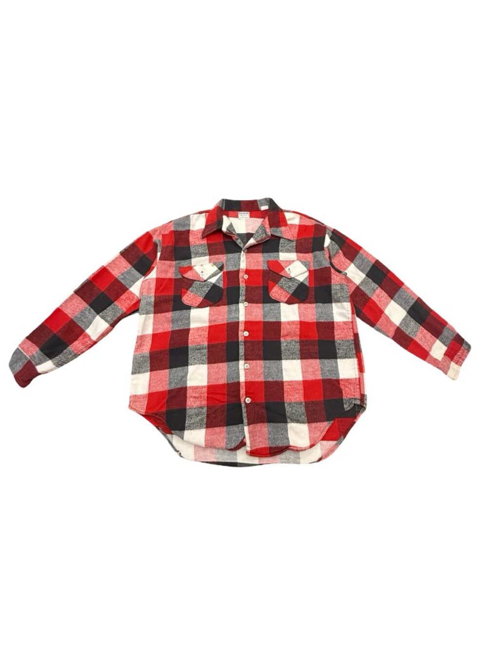 Vintage 1990s OshKosh Sportswear Flannel Shirt Red Black Plaid